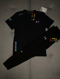 Reflective Sportswear Set Mαύρο
