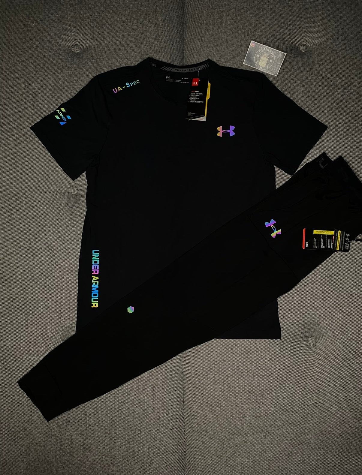 Reflective Sportswear Set Mαύρο