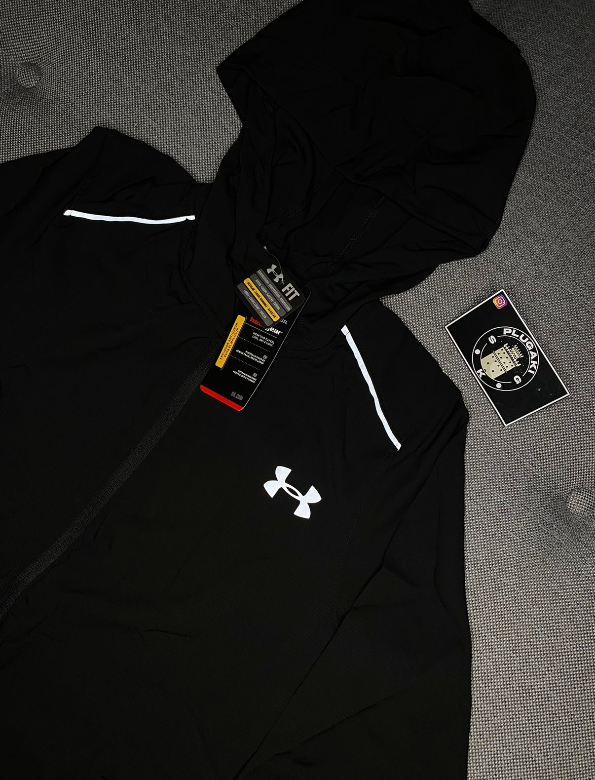 Reflective Tracksuit Μαύρο