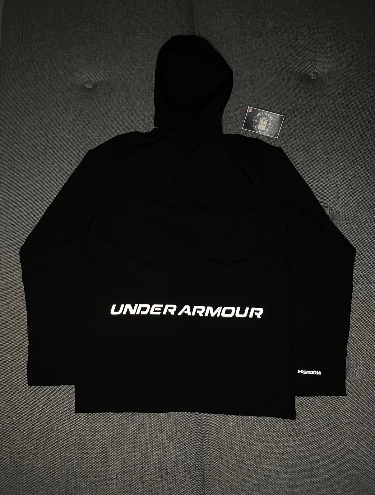 Reflective Jacket Μάυρο