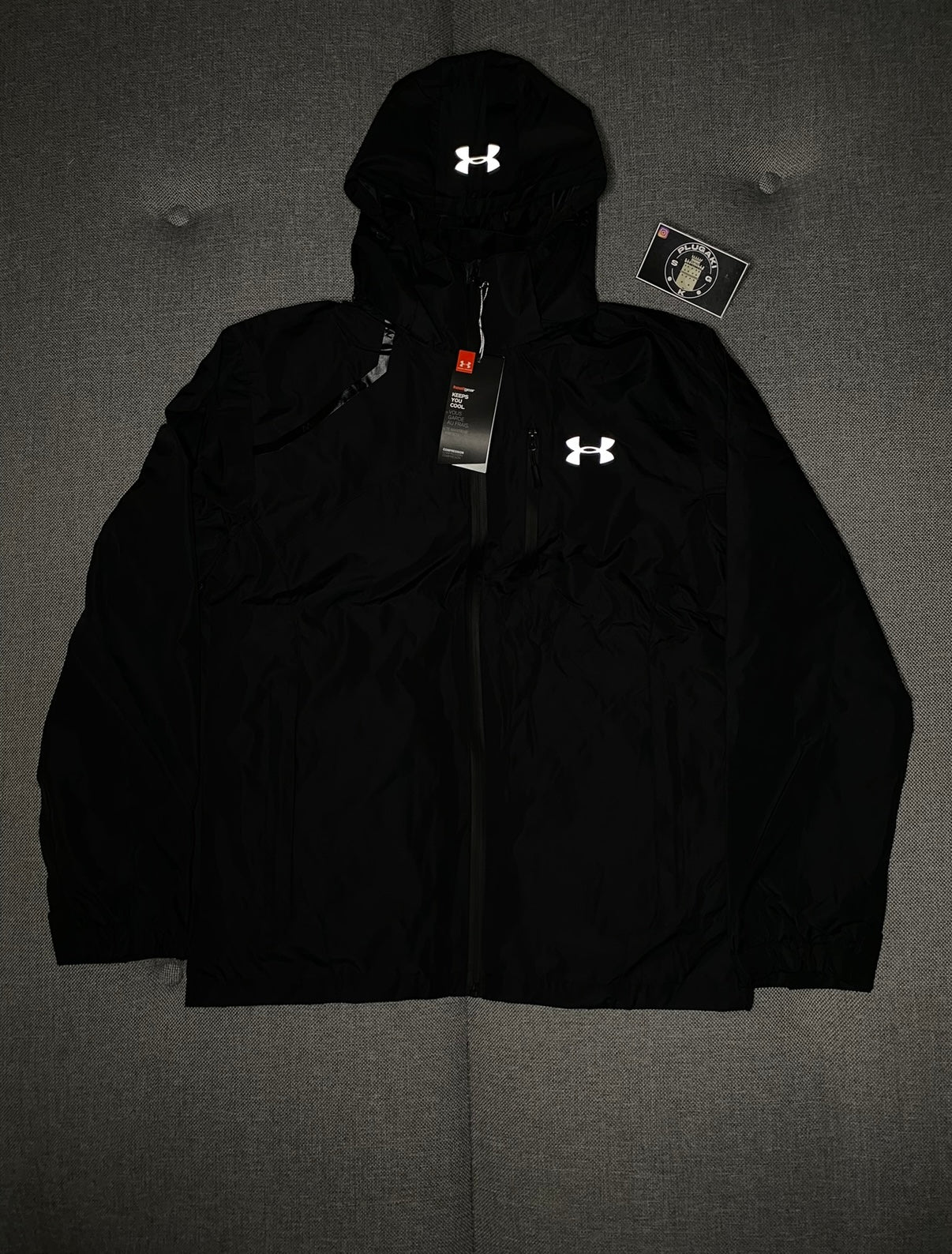 Reflective Coat Μαύρο